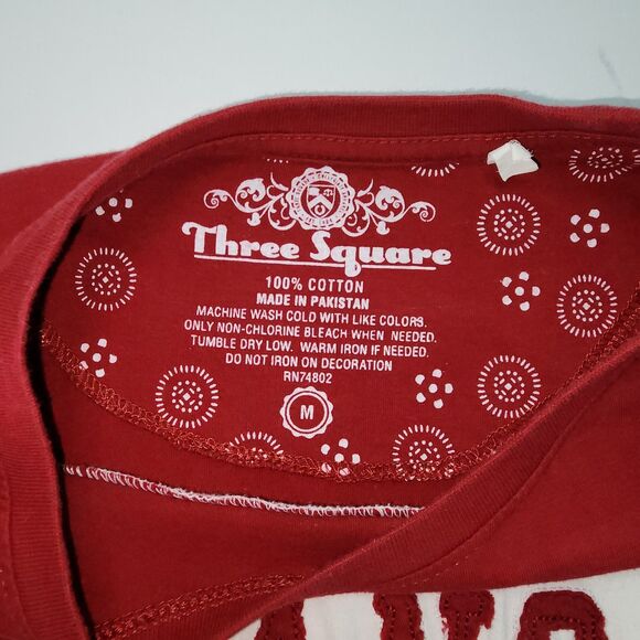 Three Square Arkansas Razorbacks White & Red Long Sleeve T-Shirt Size M - Picture 6 of 6